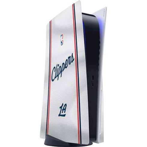 NBA Los Angeles Clippers Team Jersey PS5 Console Skin